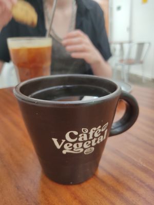 Coffee of the day at Café Vegetal - Coyoacán in Mexico City