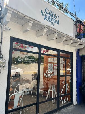 Cafe Vegetal Coyoacan - outside  #Veganuary at Café Vegetal - Coyoacán in Mexico City