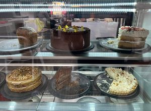 Baked goods in the case #Veganuary at Café Vegetal - Coyoacán in Mexico City