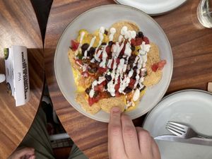 Nachos!  at Café Vegetal - Coyoacán in Mexico City