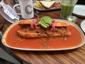 Torta Ahogado   at Café Vegetal - Coyoacán in Mexico City