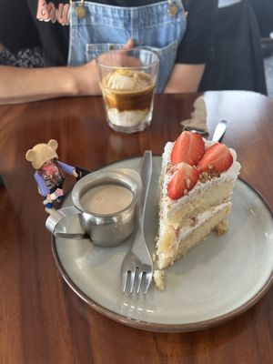 Pastel de tres leches  at Café Vegetal - Coyoacán in Mexico City