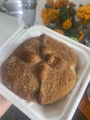 Pan de Muerto - Upon Arrival 💖 Swooooon! Smells Divine   at Café Vegetal - Coyoacán in Mexico City