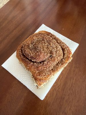 Cinnamon roll  at Café Vegetal - Coyoacán in Mexico City