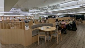 dining room at Veggienius in Taipei