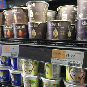 vegan yogurts ❤️ at Whole Foods Market in Mishawaka