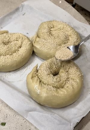 Spanakopita in the making   at SOYBIRD - Vegan Cooking Experience in Athens