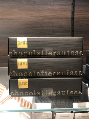 Dark chocolate truffles  at AUH - Läderach - TA in Abu Dhabi
