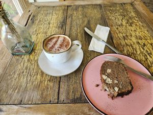 Banana bread at Mana'o Bowls in Florianopolis