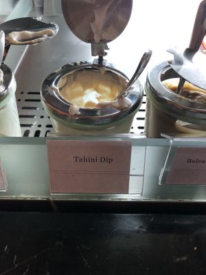 Tahini dip  at AUH - Pearl Lounge - TA in Abu Dhabi