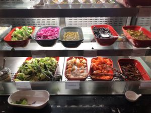 Salad bar   at AUH - Pearl Lounge - TA in Abu Dhabi