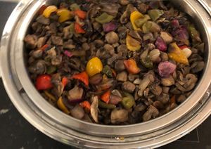 Sautéd mushrooms   at AUH - Pearl Lounge - TA in Abu Dhabi