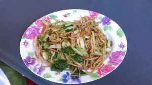 Food from Lee Jae Stall at Lee Jae Veg in Bangkok