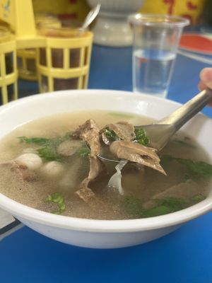 Kuai Chab Num Sai  at Lee Jae Veg in Bangkok