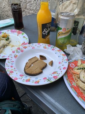 Pa Kem 1 piece 20 bht  at Lee Jae Veg in Bangkok