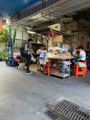 The restaurant   at Lee Jae Veg in Bangkok