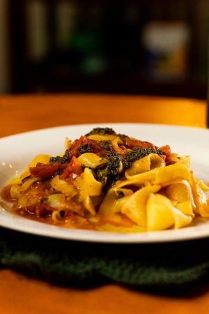Vegan pasta  at Fauno in Natal