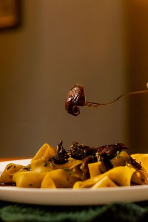 Vegan pasta at Fauno in Natal