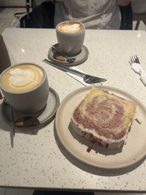 Lemon and frambuesa  at Nueza in Buenos Aires