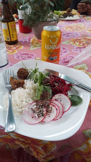 Não deu tempo de tirar foto antes de comer kkkk at Manjericão do Quintal Veg in Piracicaba