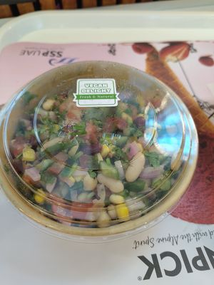 Bean salad. at AUH - Caffè Ritazza - T3 in Abu Dhabi