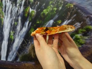 Our neapolitan pizza look how much air , you are welcome to visit us  at Bella Estrela in Covilha