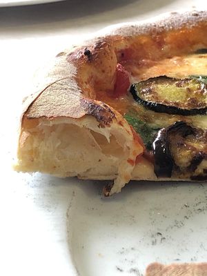 Try to find a Neapolitan pizza with a higher crust than ours.

OUR RESTURANT IS FULLY VEGETERIAN BUT WE HAVE MANY MANY VEGAN ALSO at Bella Estrela in Covilha