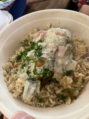 Falafel bowl  at Mad Pita Express in St George