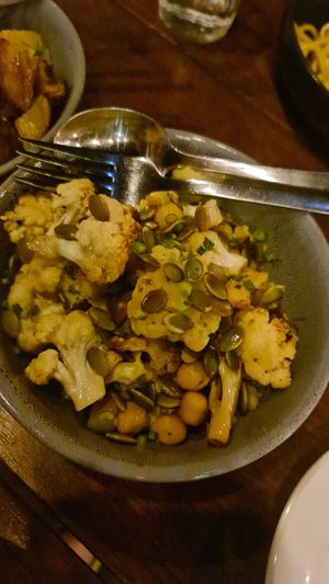 Cauli and chickpeas at PumpHouse Kununurra in Kununurra