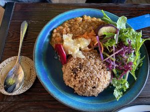 Japanese curry  at Hakoo Cafe Me in Kamakura