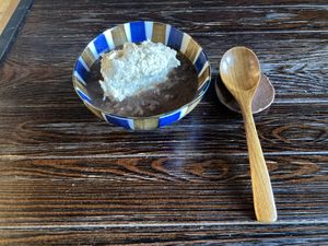 Oshiruko   at Hakoo Cafe Me in Kamakura