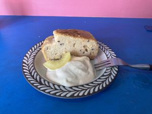 Miso cake  at Hakoo Cafe Me in Kamakura