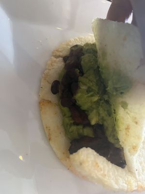 Vegan Arepa - Inside  at Jardín Latino in Pompton Lakes