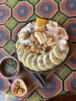 best smoothie bowl  at Shark's Shack in Chiang Mai