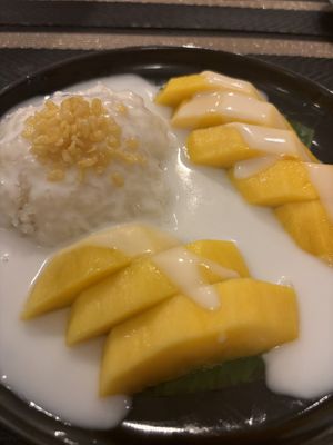 Mango Stick Rice 45k  at Happy Mango in Vang Vieng
