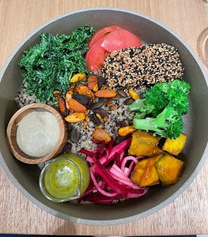 Crispy tempeh bowl   at Alchemy Tokyo -Azabudai Hills - アルケミー in Tokyo