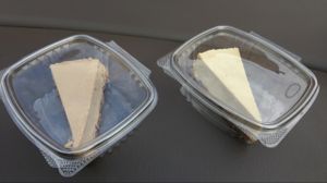 winter wonderland and lemon cheesecake  at Portia's Cafe in Columbus