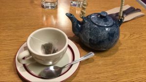 . at Portia's Cafe in Columbus