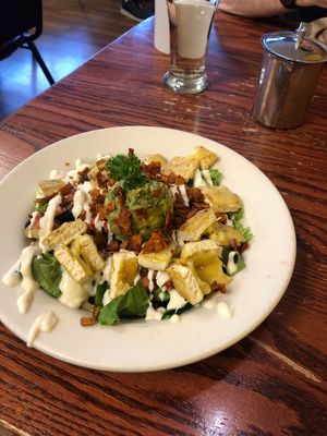 Breakfast burrito bowl- yum!  at Portia's Cafe in Columbus