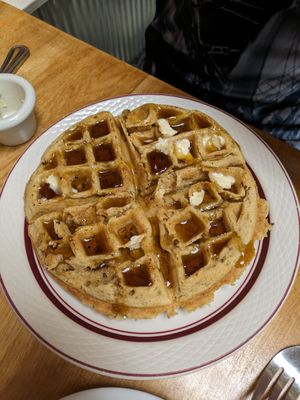 Waffle at Portia's Cafe in Columbus