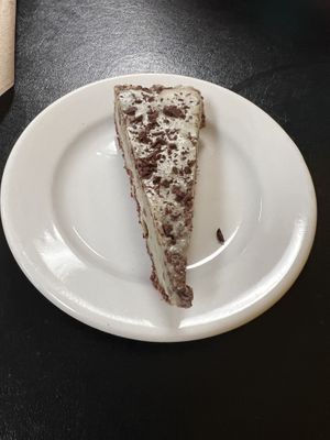 Mint Cheezecake  at Portia's Cafe in Columbus