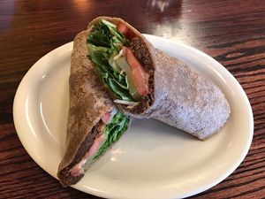 Breakfast Wrap. Light and delicious. at Portia's Cafe in Columbus