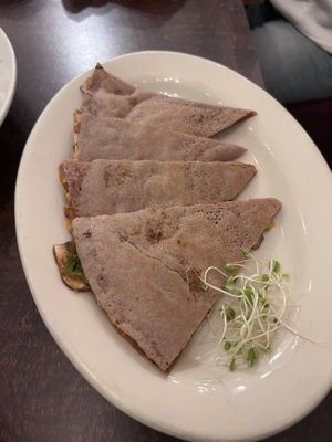 Pizzadilla   at Portia's Cafe in Columbus