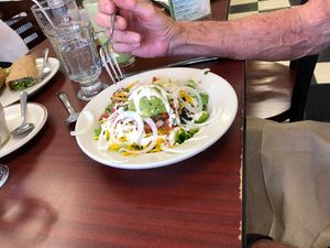 Burrito Bowl no oil!!! :) at Portia's Cafe in Columbus