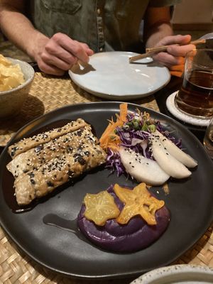 Tempeh main dish   at Lost In Baan in Luang Prabang
