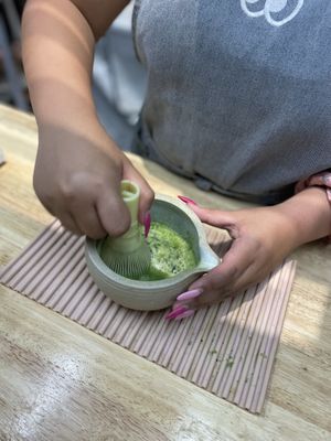 Whisking   at Good Cha in Bangkok