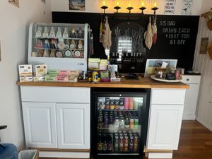 Bean & Beet vegan cheese and drinks at Bean and Beet in Cocoa