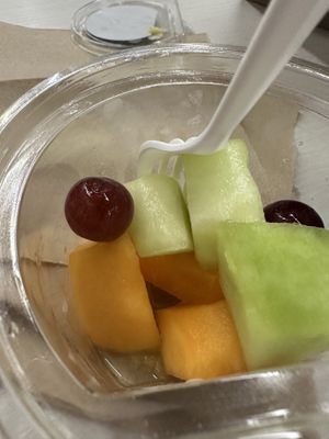 Fruit cup!  at MSP - Caribou Coffee - T1 in Minneapolis