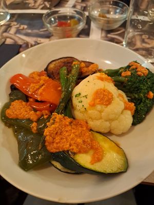 Spiced veg at La Gracienca in Barcelona