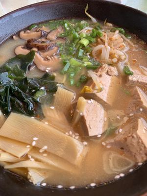 Ramen vegan  at Dragonfly Noodle in Boulder